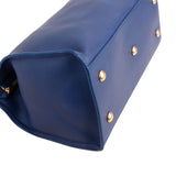 Yves Saint Laurent Blue Calfskin Cabas Chyc Handbag
