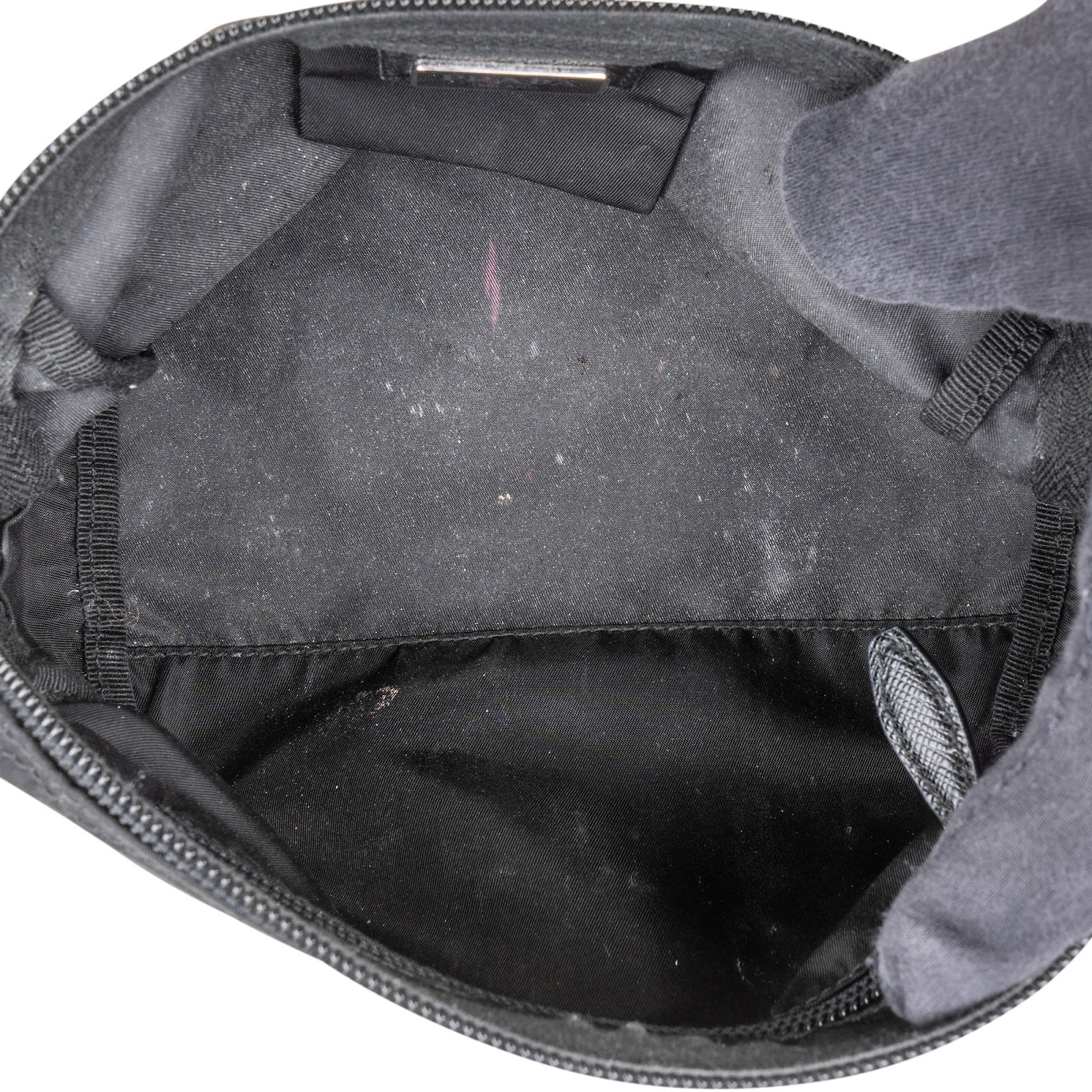 Prada Nylon Triangle Cosmetic Pouch - vintageandkickz