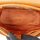 MCM Monogram Visetos Saddle Shoulder Bag