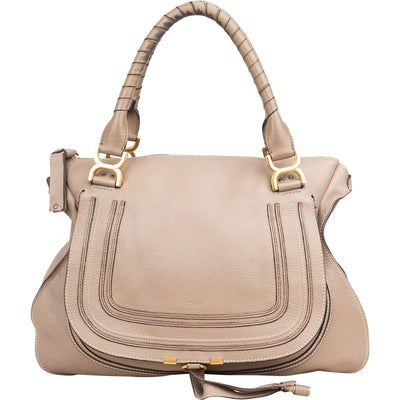 Chloé Grained Calfskin Marcie Handbag