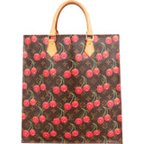 Louis Vuitton Limited Monogram Murakami Cerises Cherry Sac Plat Handbag