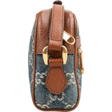 Gucci Monogram GG Denim Ophidia Camera Crossbody Bag
