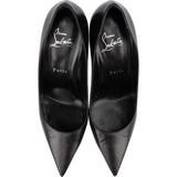 Christian Louboutin Black Leather Asticoc Pumps (37)