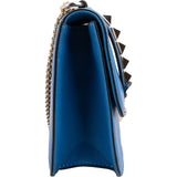 Valentino Garavani Calfskin Leather Rockstud Glam Lock Crossbody Bag
