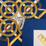 Hermès Éperon d'Or Silk Twill Silk 90 Scarf Tuch