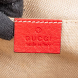Gucci Red Grained leather GG Soho Disco Crossbody Bag