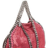 Stella McCartney Metallic Shaggy Small Falabella Fold Over Tote Crossbody Handbag