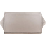 Céline Taupe Croc-Embossed Suede & Leather Trapeze Handbag