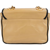Gucci Leather GG Vintage Marina Chain Double Flap Crossbody Bag