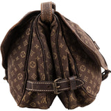 Louis Vuitton Monogram Mini Lin Canvas Saumur 30 Crossbody Bag