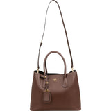 Prada Saffiano Cuir Leather Large Galleria Tote Shoulder Bag