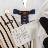 Louis Vuitton Vertcial Striped Cotton Monogram Canvas Clip Trousers (FR40 / DE38)