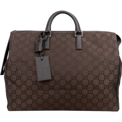 Gucci Monogram GG Canvas Duffle Bag
