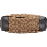 Coach Monogram Signature Canvas Hobo Shoulder Bag