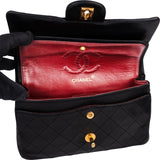 Chanel Quilted Lambskin 24K Gold Small Double Flap Shoulder Bag
