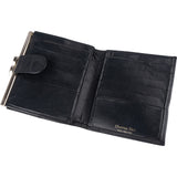 Christian Dior Trotter Monogram Oblique Canvas Frame French Wallet