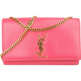 Saint Laurent Grain De Poudre Leather Kate Chain Crossbody Bag