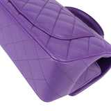 Chanel Quilted Lambskin Mini Top Handle Single Flap Crossbody Bag