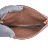 MCM Monogram Visetos Leather Pochette Accessoires Handbag