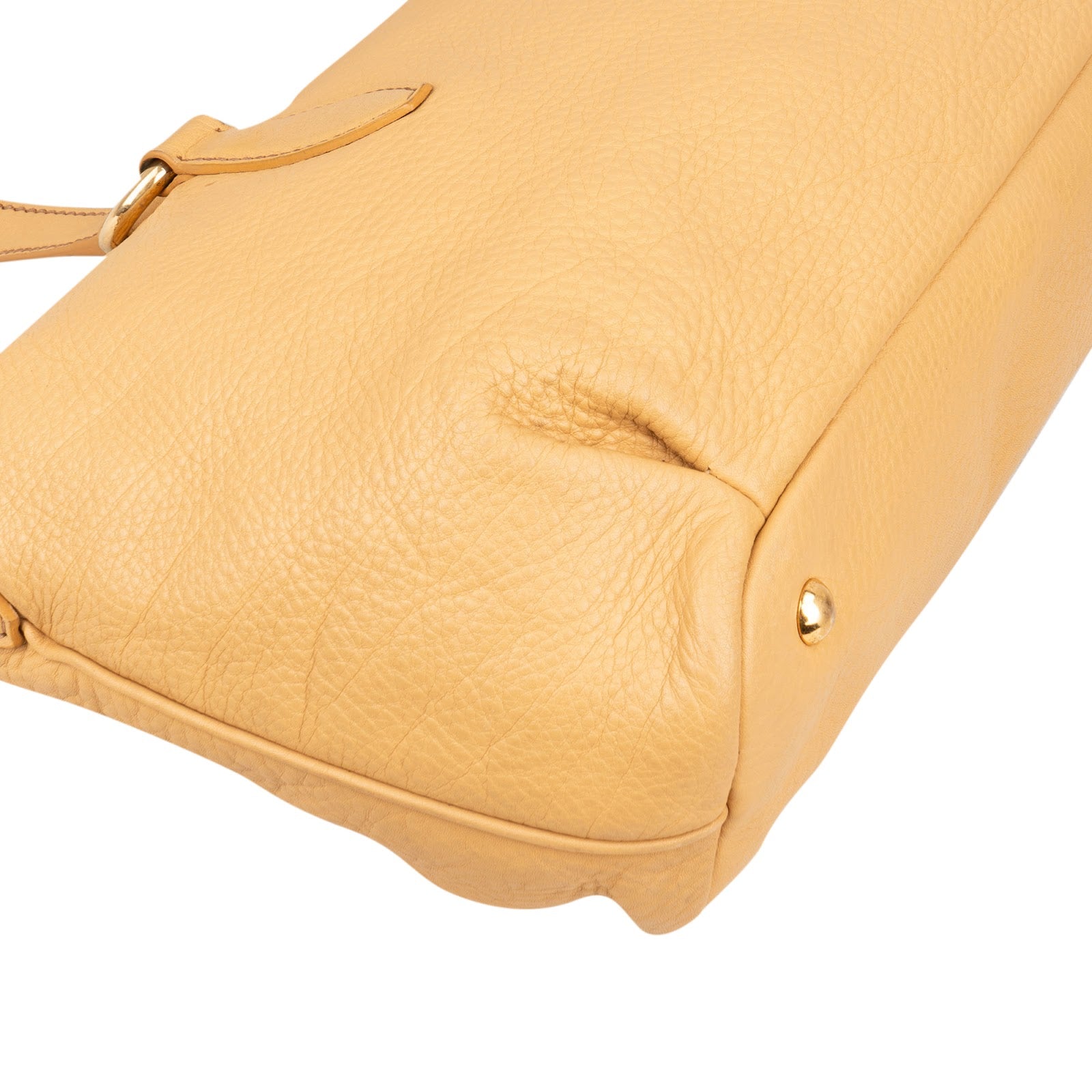 Miu Miu Vitello Daino Leather Satchel Handbag - vintageandkickz