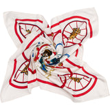 Hermès Springs Silk Carre 90 Scarf Tuch