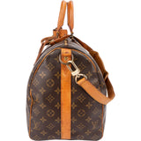 Louis Vuitton Monogram Canvas Keepall 50 Bandoulière Travel Bag