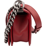 Chanel Chevron Lambskin Small Boy Single Flap Crossbody Bag