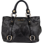 Miu Miu Vitello Lux Handbag - vintageandkickz
