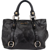 Miu Miu Vitello Lux Handbag - vintageandkickz