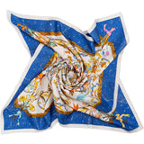 Hermès Les Plaisirs du Froid Silk Carre 90 Scarf Tuch