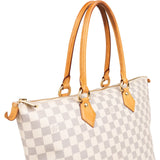 Louis Vuitton Monogram Damier Azur Canvas Saleya MM Shoulder Bag