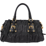 Prada Nappa Leather Gaufre Satchel Handbag