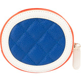 Chanel Caviar Leather CC Filigree Oval Coin Purse Wallet