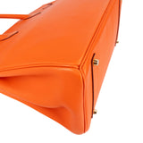 Hermès Orange H Togo Leather Birkin 35 Handbag