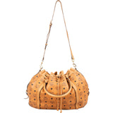 MCM Monogram Visetos Essential Hobo Drawstring Handbag