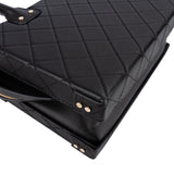 Chanel Quilted Lambskin CC Stitched Vanity Crossbody Handbag