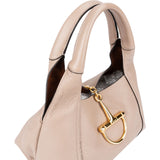 Gucci Grained Leather Horsebit 1955 Small Tote Handbag