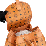 MCM Monogram Visetos Drawstring Backpack