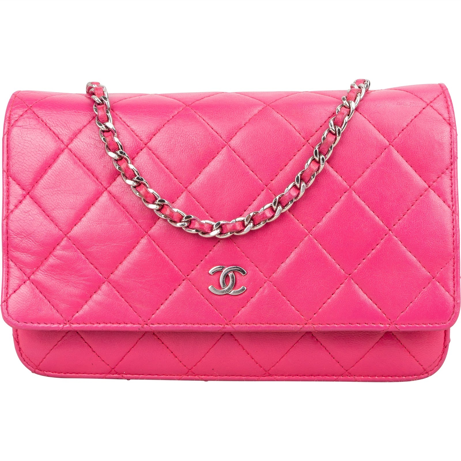 [🔄️B20 / F18] Chanel Quilted Lambskin Wallet on Chain Crossbody Bag - vintageandkickz