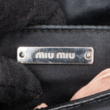 Miu Miu Soft Calf Leather Mini Boston Crossbody Handbag