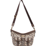 Burberry Nova-Check Monogram Canvas Pocket Hobo Shoulder Bag