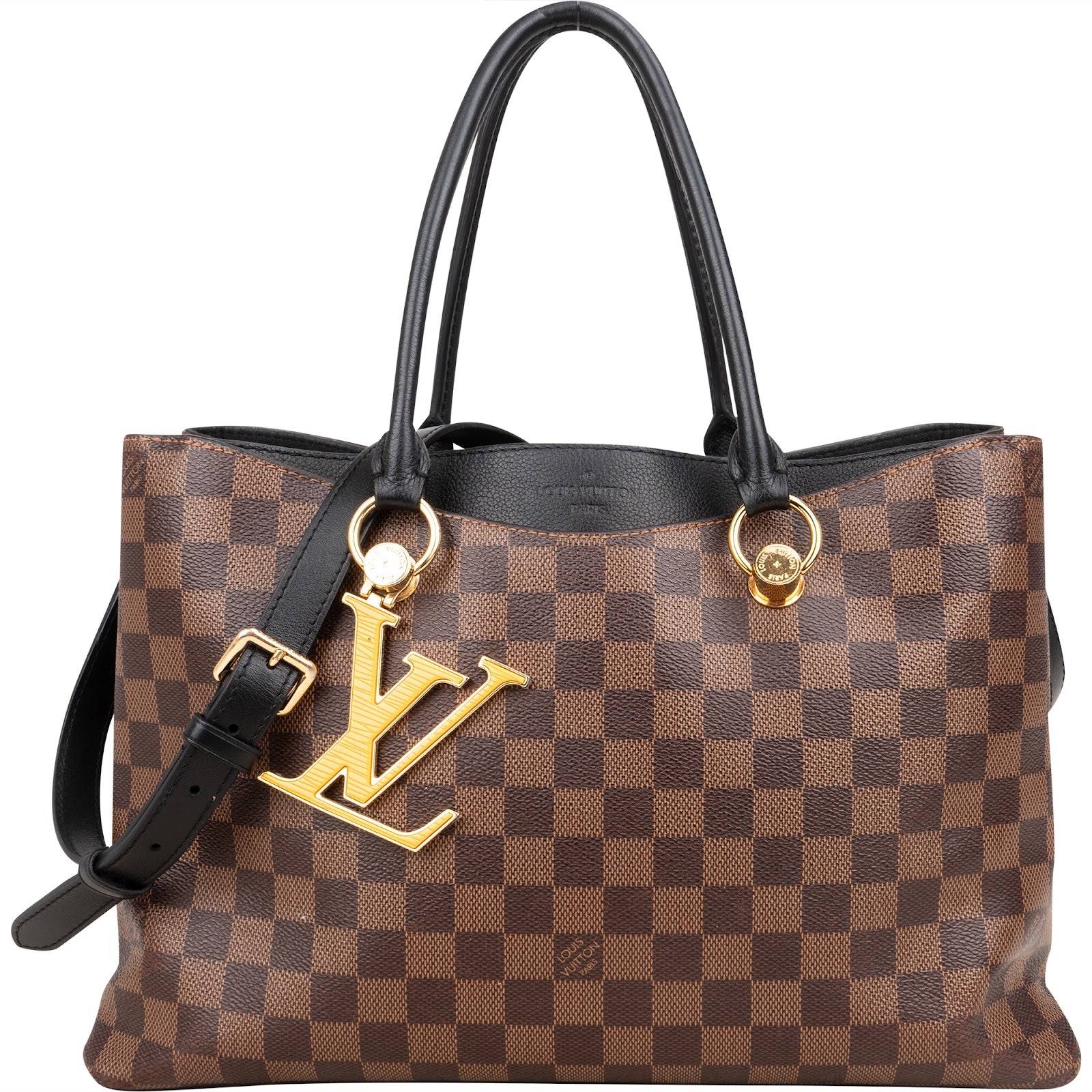 Louis Vuitton Monogram Damier Ebene Riverside Handbag - vintageandkickz
