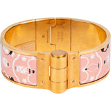 Hermès Clic Clac H Email Charniere Flacons Bandana L Candeur Bracelet