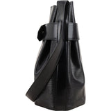 Louis Vuitton Noir Epi Leather Sac d'Epaule PM Shoulder Bag