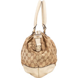 [🔄️B07 / F43] Gucci Monogram GG Canvas Sukey Medium Tote Handbag - vintageandkickz