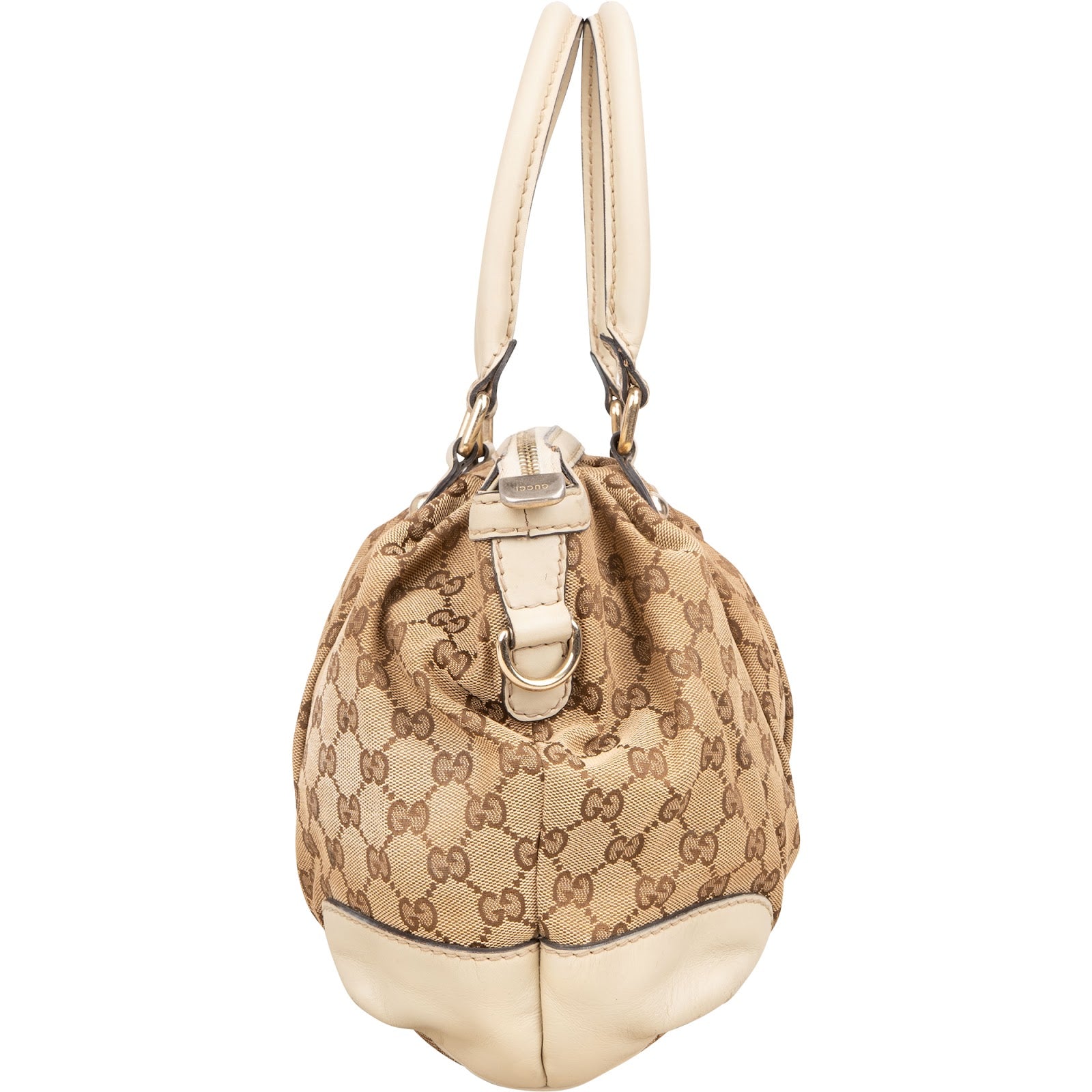 [🔄️B07 / F43] Gucci Monogram GG Canvas Sukey Medium Tote Handbag - vintageandkickz