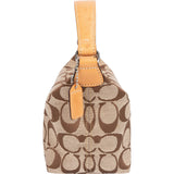 Coach Monogram Signature Canvas Demi Pouch Handbag