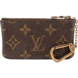 Louis Vuitton Monogram Canvas Pochette Cles Key Pouch