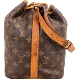 Louis Vuitton Monogram Canvas Sac Noé Petit Shoulder Bag