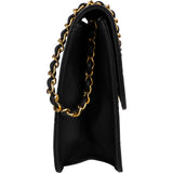 Chanel Quilted Lambskin 24K Single Flap Shoulder Bag